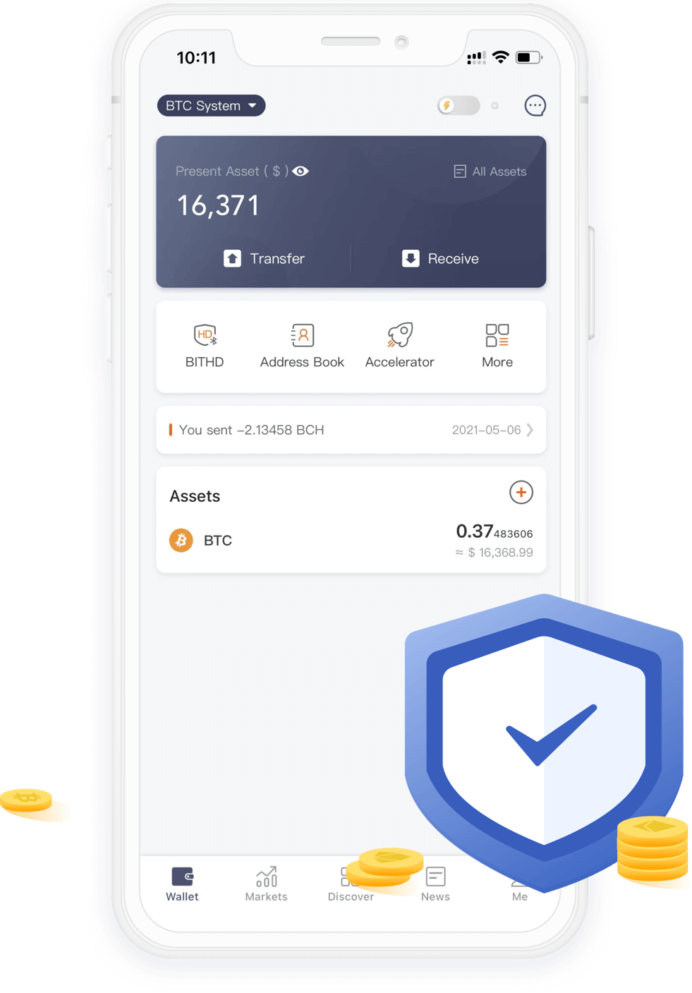 nopay钱包 App · 资产管理与安全防护